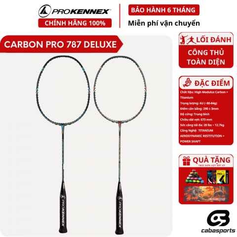 Vợt ProKennex Carbon Pro 787 Deluxe Bảo Hành 6 Tháng