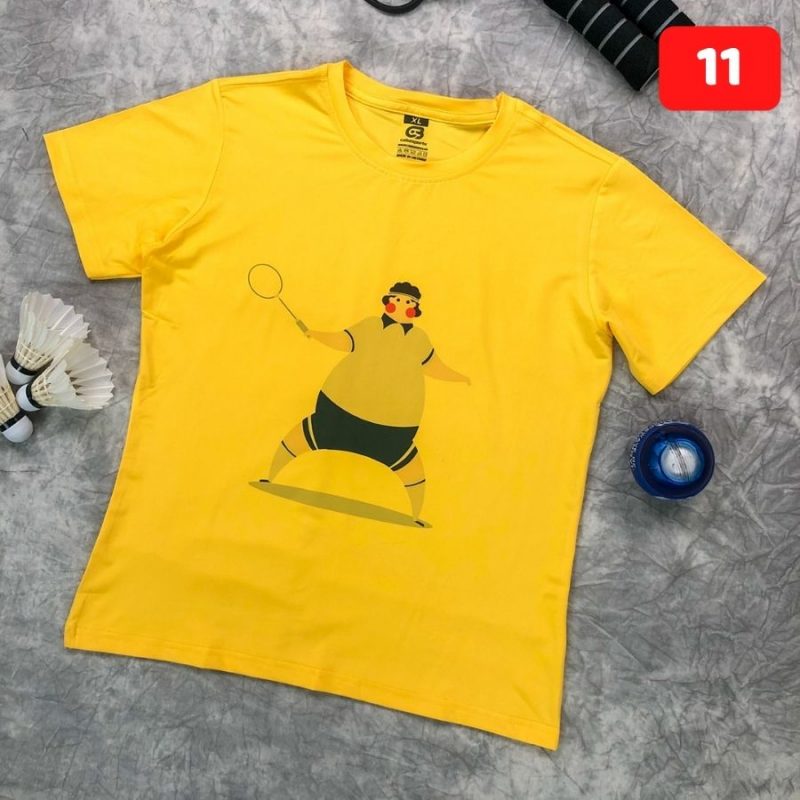 Áo Cầu Lông Training Vàng 1