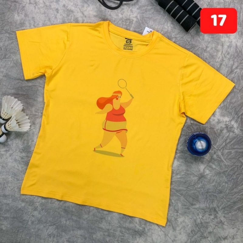 Áo Cầu Lông Training Vàng 7