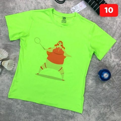 Áo Cầu Lông Training Xanh 10