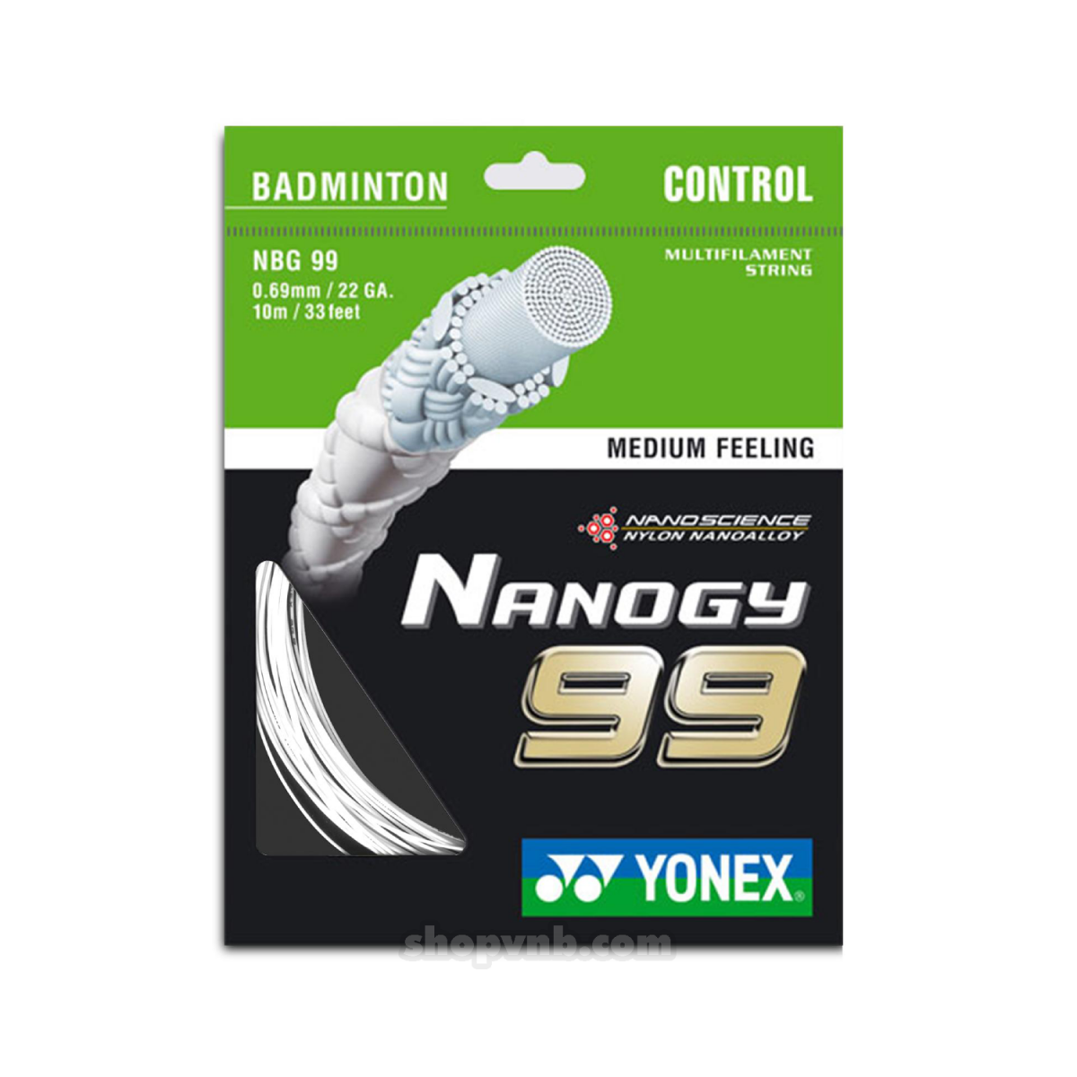 Dây cước cầu lông nổ to Yonex Nanogy 99