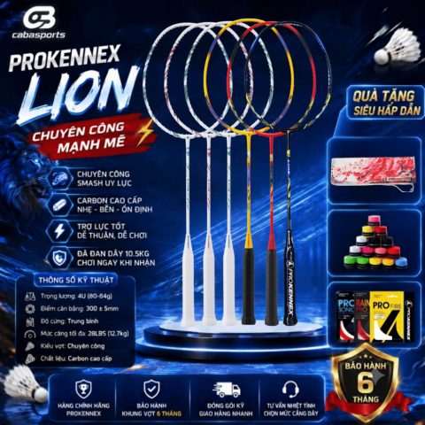 Vợt Cầu Lông Prokennex Lion Chuyên Công Chính Hãng