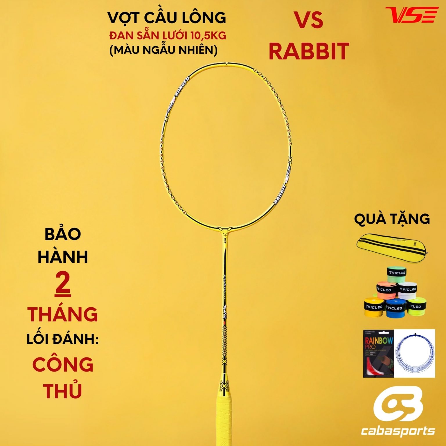 Vợt Cầu Lông VS Kongfu Rabbit Công Thủ Toàn Diện