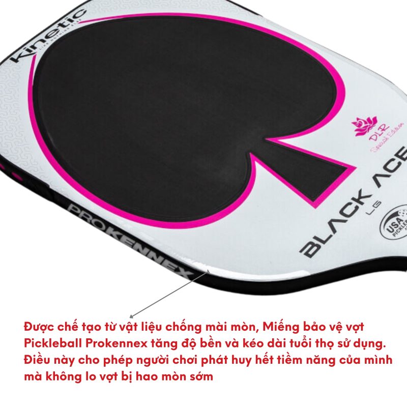 Miếng dán bảo vệ vợt Pickleball Armor Ice Skin Protection Tape của Prokennex tiêu chuẩn USA