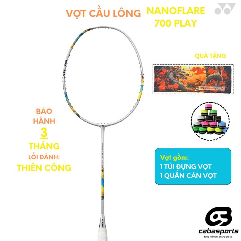 vot cau long yonex nanoflare 700 play silver