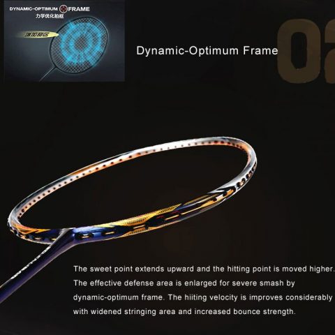 công nghệ Dynamic Optimum Frame trên vợt cầu lông Lining Aeronaut 6000