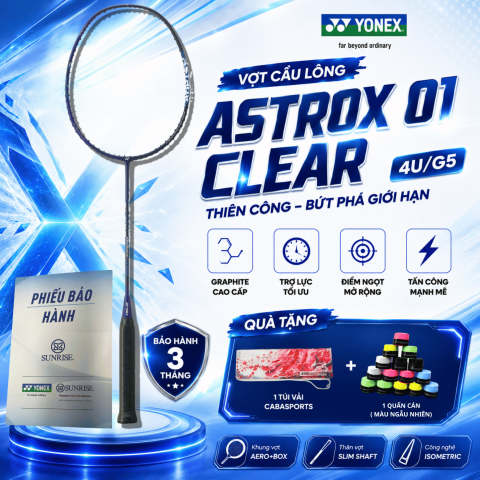 Vợt cầu lông Yonex Astrox 01 Clear Chính Hãng