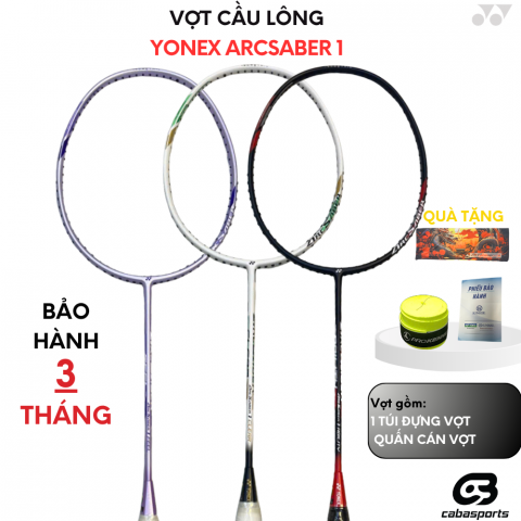 Vợt Cầu Lông Yonex Arcsaber 1 Ability, Arcsaber 1 Feel, Arcsaber 1 Clear Chính Hãng Giá Rẻ