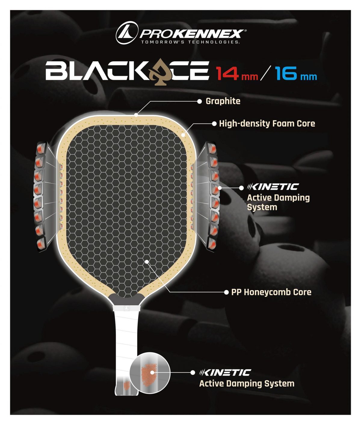 cau tao vot pickleball prokennex black ace