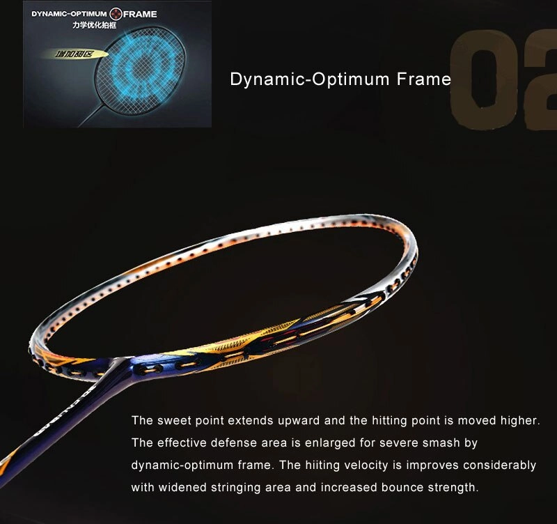 Công Nghệ vợt Lining Aeronaut 6000C DYNAMIC OPTIMUM FRAME
