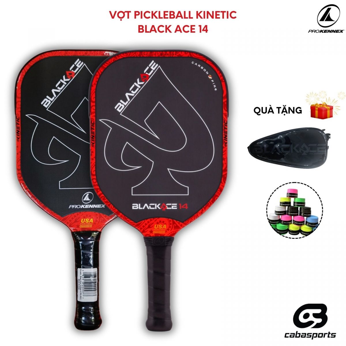Vợt Pickleball Prokennex Black Ace 14 Chính Hãng Giá Tốt 15 pickleball black ace 14 1