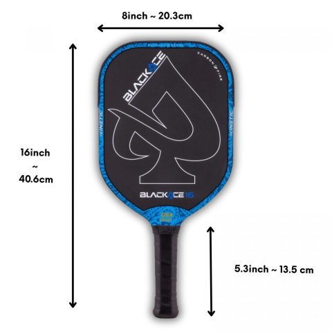 thong so vot pickleball Black Ace 16 1