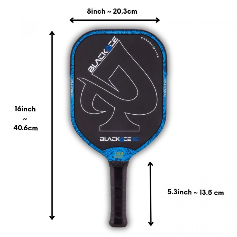 thong so vot pickleball Black Ace 16 1