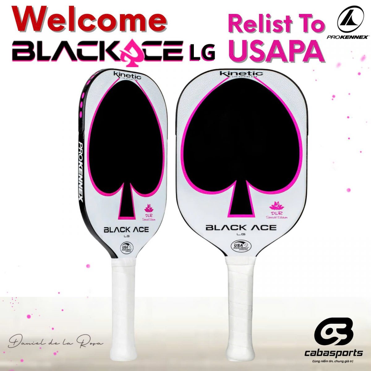Vợt ProKennex Pickleball Black Ace LG 11mm chính thức được đưa trở lại danh sách phê duyệt của USA Pickleball