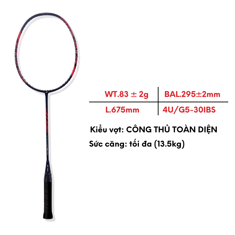 thong so vot cau long yonex Arcsaber 0 Ability