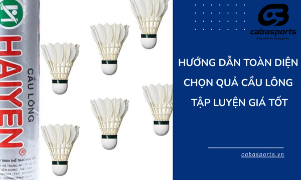Hướng Dẫn Toàn Diện Chọn Quả Cầu Lông Tập Luyện Giá Tốt