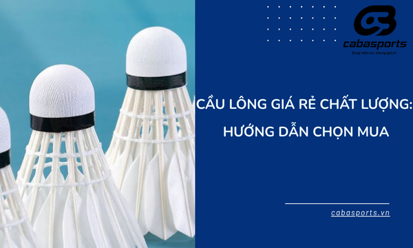 Cầu lông giá rẻ chất lượng: Hướng dẫn chọn mua