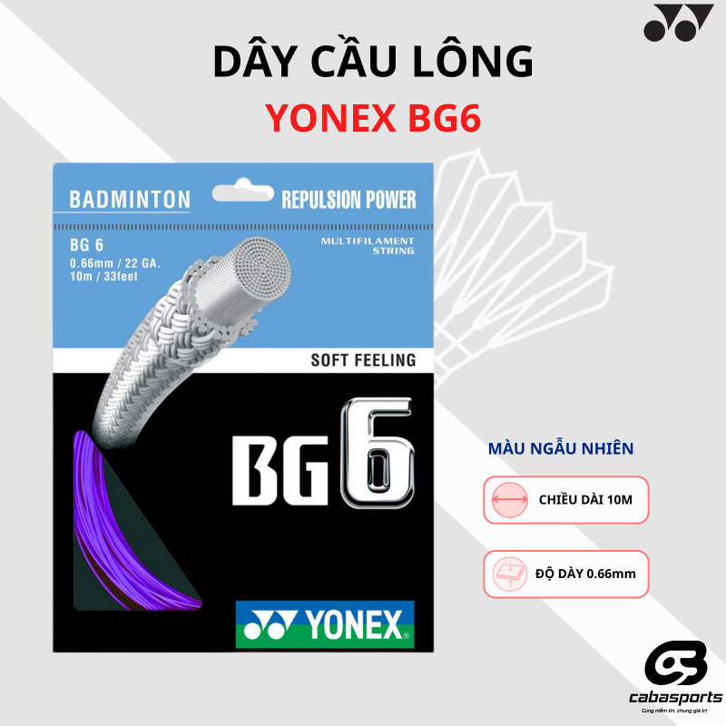 day cau long yonex bg6