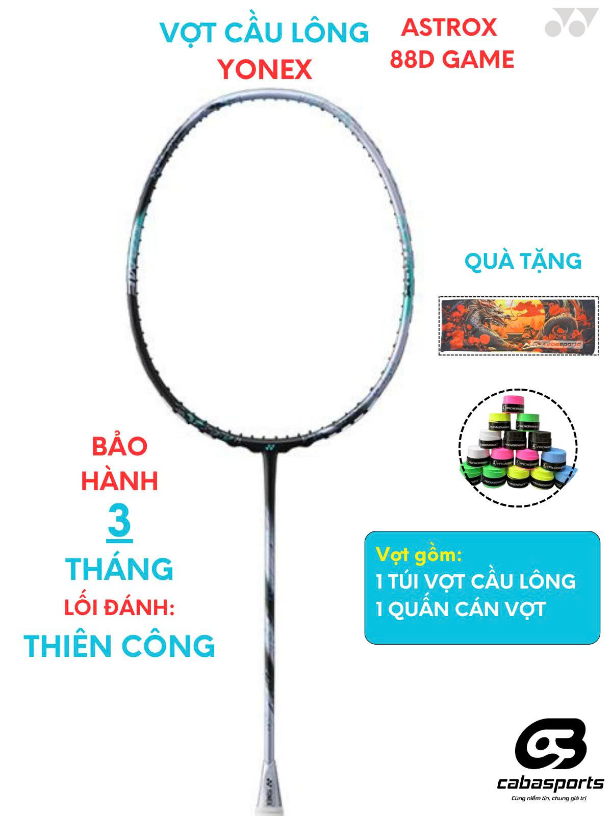 Vợt Cầu Lông Yonex Astrox 88D Game 2024 Chính Hãng 10 vot cau long yonex astrox 88d game chinh hang