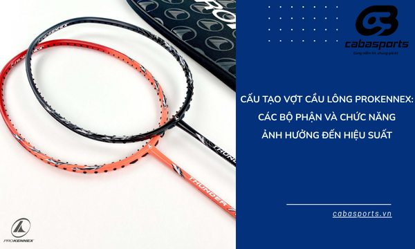 Cấu tạo vợt cầu lông ProKennex: Các bộ phận và chức năng ảnh hưởng đến hiệu suất