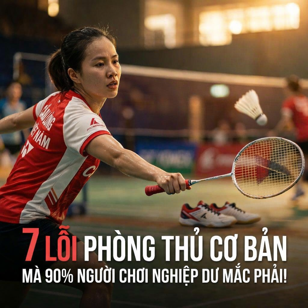 7 Lỗi Ph&ograve;ng Thủ Cầu L&ocirc;ng Cơ Bản M&agrave; 90% Người Chơi Nghiệp Dư Việt Nam Thường Mắc Phải