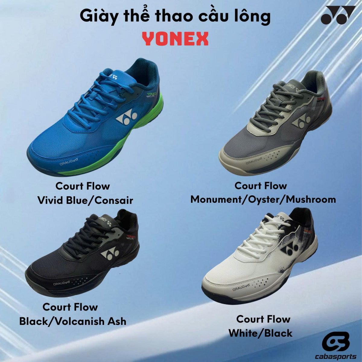 Giày cầu lông Yonex Court Flow chính hãng chất lượng giá tốt 1 giay cau long yonex COURT FLOW