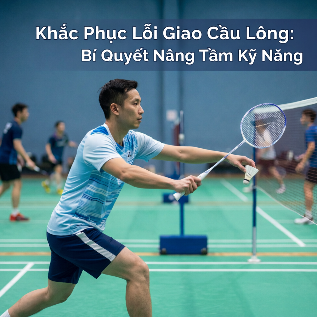 Khắc Phục Lỗi Giao Cầu Lông: Bí Quyết Nâng Tầm Kỹ Năng & Tránh Mất Điểm Dễ Dàng 1 Khắc Phục Lỗi Giao Cầu Lông: Bí Quyết Nâng Tầm Kỹ Năng & Tránh Mất Điểm Dễ Dàng