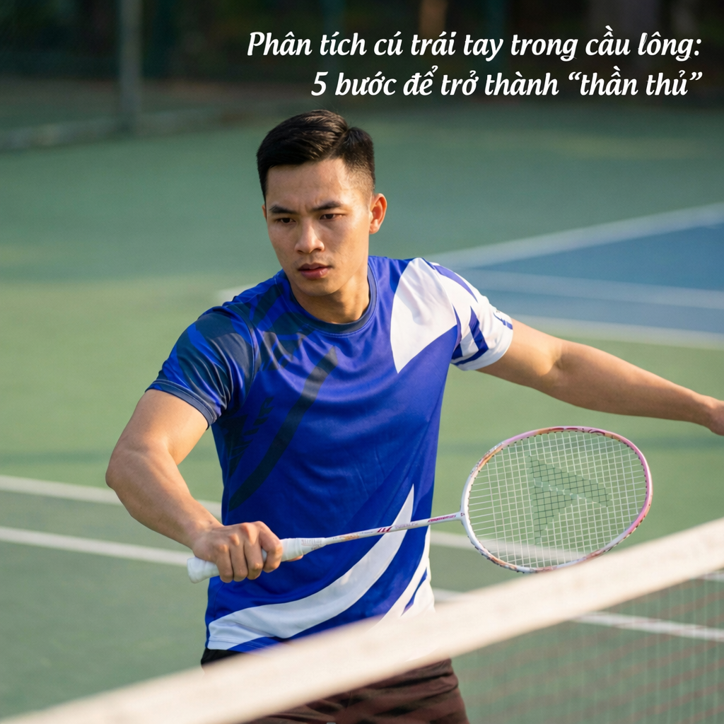 Phân tích cú trái tay trong cầu lông: 5 bước để trở thành “thần thủ”