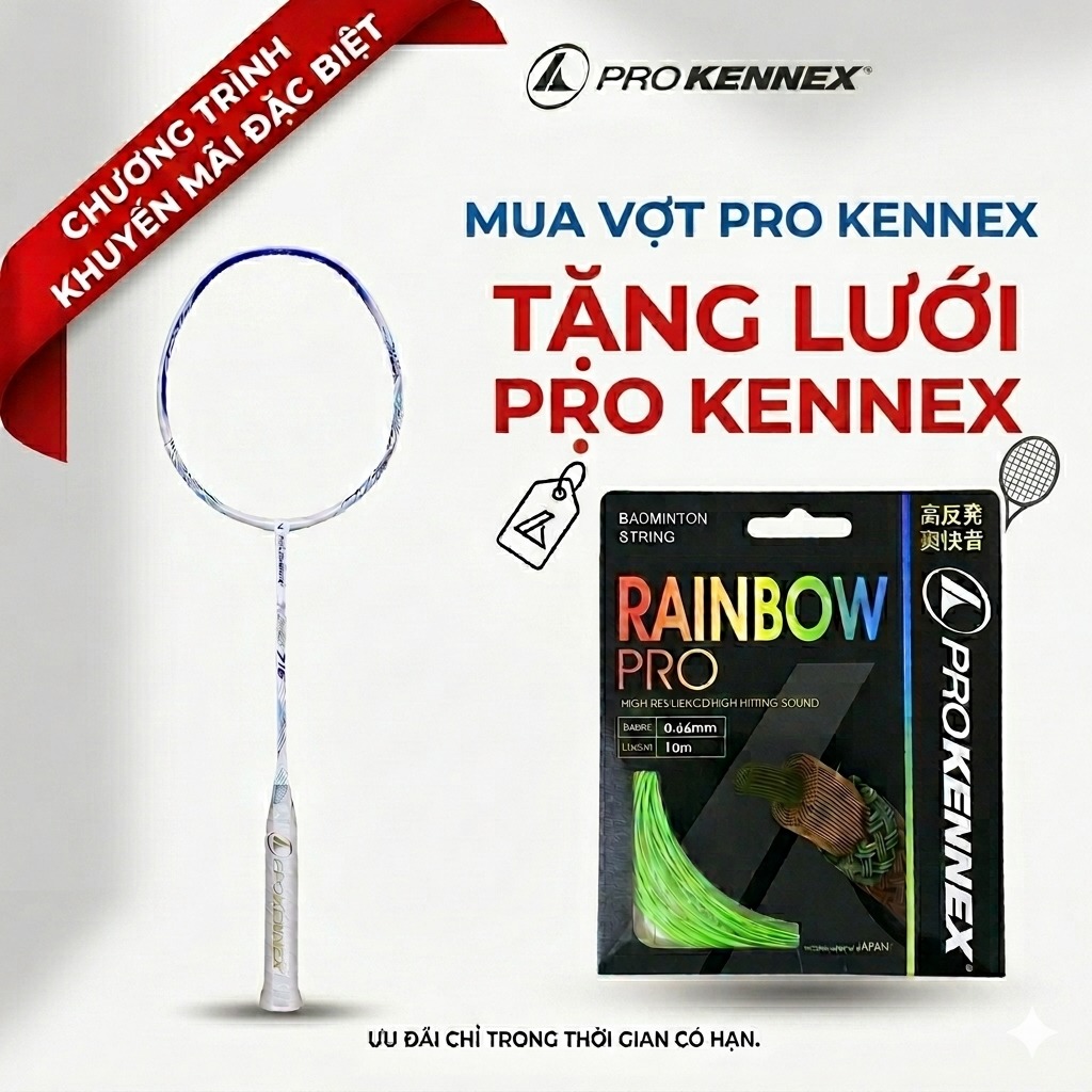 uu dai mua vot prokennex tang luoi