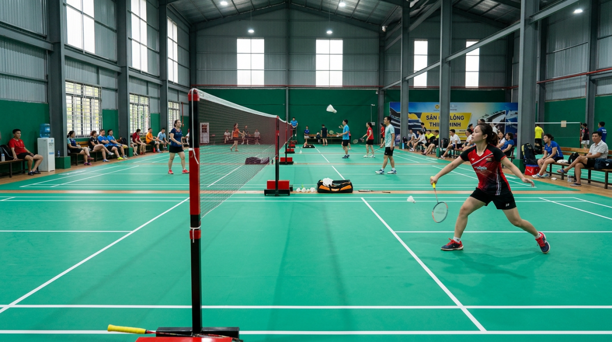 s&acirc;n cầu l&ocirc;ng thi&ecirc;n minh - Những tiện &iacute;ch n&agrave;o bạn c&oacute; thể mong đợi tại s&acirc;n cầu l&ocirc;ng Thi&ecirc;n Minh?