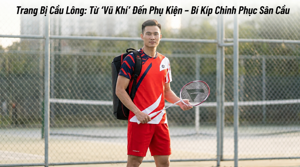 Trang Bị Cầu Lông: Từ “Vũ Khí” Đến Phụ Kiện – Bí Kíp Chinh Phục Sân Cầu Cùng CabaSports!