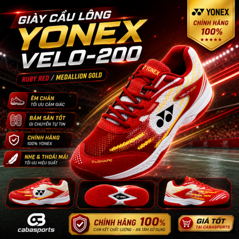 Giày Cầu Lông Yonex VELO-200 Chính Hãng Giá Tốt