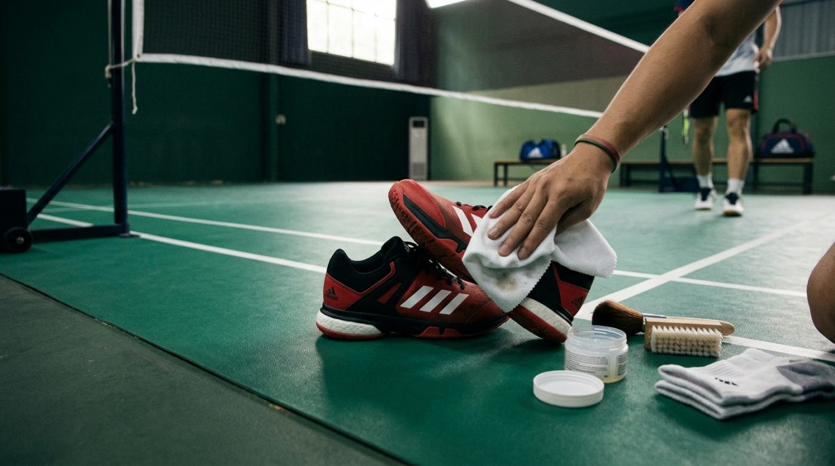 [Sản phẩm] Gi&agrave;y Cầu L&ocirc;ng Adidas - Bảo quản Gi&agrave;y Cầu L&ocirc;ng Adidas đ&uacute;ng c&aacute;ch để tăng tuổi thọ như thế n&agrave;o?