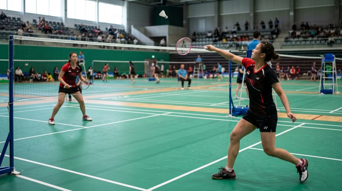 [Sản phẩm] Vợt cầu l&ocirc;ng Lining Axforce 30 Hồng (Nội địa Trung) New 2025 (Tặng Lưới Yonex BG 65 Titanium) - D&acirc;y lưới Yone