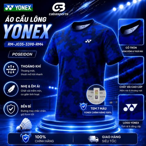 Áo cầu lông Yonex RM-J035-3398-RW4