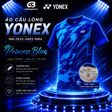 Áo cầu lông Yonex RM-J035-3403-RW4