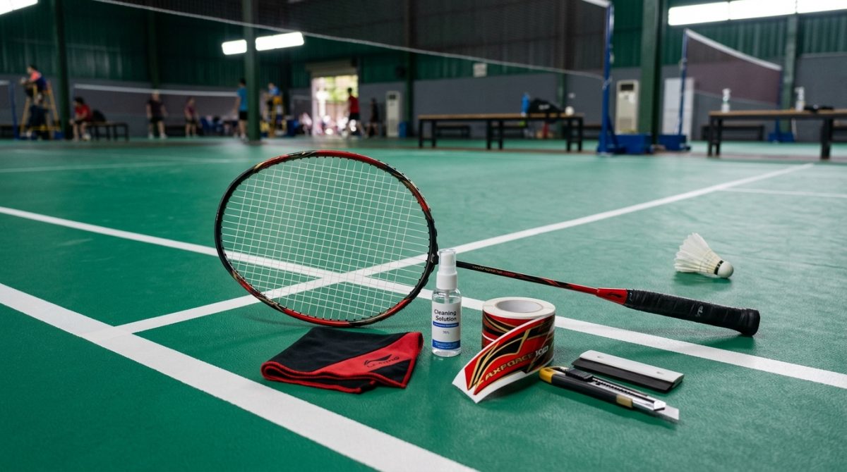 [Video] D&aacute;n lại decan Axforce 100 gen 2 #congchienbadminton ... - TikTok - Cần chuẩn bị những g&igrave; trước khi d&aacute;n decan mới