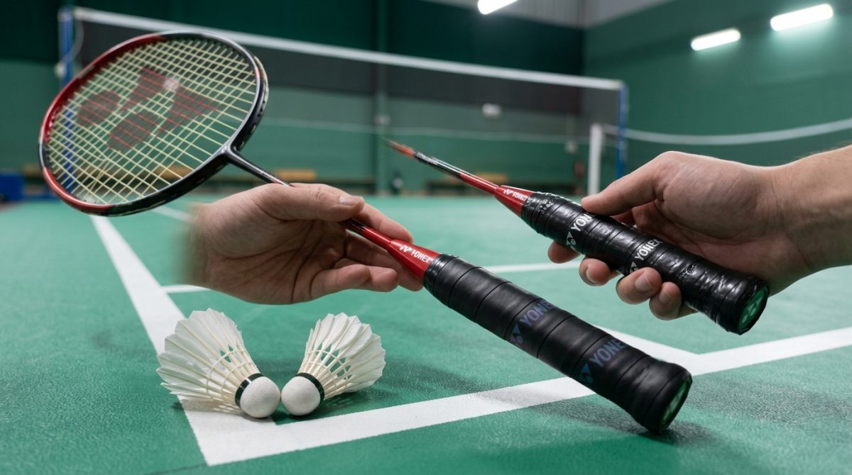 [Video] Cuốn C&aacute;n Yonex Pha Ke - Trải Nghiệm Thực Tế | TikTok - Những kh&aacute;c biệt n&agrave;o về chất liệu v&agrave; cảm gi&aacute;c cầm nắm khi 